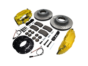 Brake Caliper & Disc 'Big Yellows' Front Upgrade Kit for Porsche 911 - FVD351964499ALU