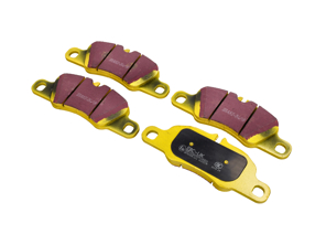 EBC YELLOW Brake Pads 'Fast Road' Front. Porsche 997.2 Carrera / 991 Carrera /  Boxster / Cayman - 99735193804, 99735193819, 99735193806, 98135193900, 98135193904, 99135194903, 99135194904 - DP 42057R, DP42057R