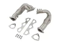 Exhaust racing headers with cat bypass for Porsche 718 GT4 / SPYDER / GTS 4.0L - 982254017F, 982254017FX, 982254018F, 982254018FX, 982254017C, 982254017CX, 982254017D, 982254017DX, 982254017E, 982254017EX, 982254018C, 982254018CX, 982254018D, 982254018DX, 982254018E, 982254018EX