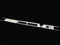 Dashboard Aluminum trim frame set, for back date look Porsche 964 - 96455201020, 96455201030, 126