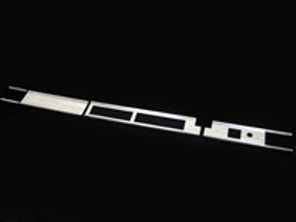 Dashboard Aluminum trim frame set, for back date look Porsche 964 - 96455201020, 96455201030, 126
