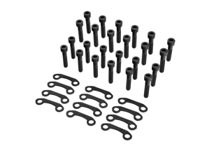 Driveshaft Bolt & Retainer Plate set. Porsche 911 930 Turbo 3.3L - 90006712301, 91133219100