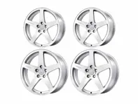DD1 5-Bolt Alloy Wheel Set Gloss Silver. Porsche 992.1 GTS - 992.25.21.R.GS, 992.25.20.F.GS
