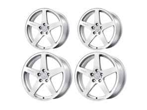 DD1 5-Bolt Alloy Wheel Set Gloss Silver. Porsche 992.1 GTS - 992.25.21.R.GS, 992.25.20.F.GS