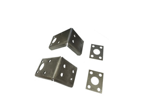 Rear bumper bracket set. Porsche 914 - 91450306511 - PP334BB