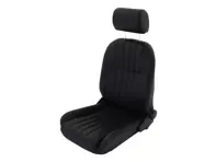 RennSport MILANO Seat, Black Leatherette / Black Leatherette Centre. Porsche 911 / 964 - RS30/1, RS30/2, RS31/1