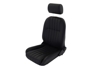 RennSport MILANO Seat, Black Leatherette / Black Leatherette Centre. Porsche 911 / 964 - RS30/1, RS30/2, RS31/1