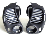 Air Vent Arctic Silver. Porsche 996 - 00004480216A11, 00004480216G11, 00004480216C51, 00004480216M31, 00004480216S31