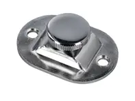 Headrest knob, Stainless steel. Porsche 356 / 911 / 912 - 64452108805 - JG.088.05