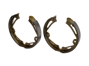 Handbrake shoes (set of 4). Porsche 958 Cayenne / 971 / Taycan - 95835292500, 9Y0698533AA, 9Y0698533B, 9Y0698533AB, 10990.161.0, 9Y0698533E, PAB698533B, 9Y0698533A, 9Y0698533C, 9Y0698533D - 10990.161.0