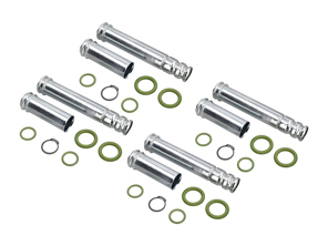 Collapsible oil tubes, SET OF 4. Porsche 911 / 964 / 993 - 93010704001, 1613701400, 90110735101