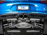 AWE Performance exhaust system with Black tips for Porsche 981 Boxster / Cayman - 3010-33024, 3010