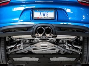 AWE Performance exhaust system with Black tips for Porsche 981 Boxster / Cayman - 3010-33024, 3010