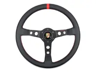 Porsche Classic performance steering wheel, red stitching. Porsche 911 / 914 / 924 / 928 / 944 / 968 / 964 / 993 / 996 / 986 Boxster - PCG34708420, PCG34790100