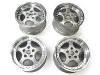 18' KT2 Split Rim Look Alloy Wheels - Silver finish Porsche PCD5/130 - KT2S018, KT2S01808552, KT2S01809552