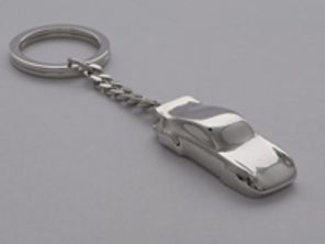 Widow Maker (1975) solid silver & silver plated keyring