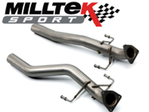 Sports Exhaust Cat Bypass Pipes. Porsche 955 / 957 Cayenne Turbo  MILLTEK SPORT