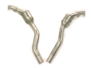 Exhaust Catalytic Converter Bypass Pipes. Porsche 996