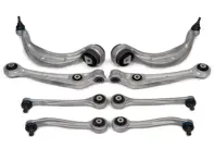 Front suspension control arm kit (8pcs) complete. Porsche Macan - PAC407506, PAC407505, 95B407693, 95B407694, PAC407151, PAC407152, PAC407510, PAC407509