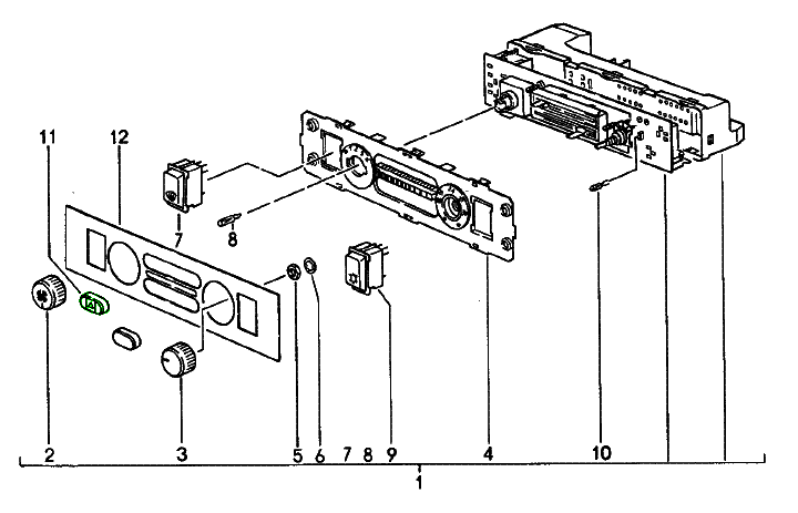 Dorman - HELP | Temperature Control Knob Assortment 76899 | Auto
