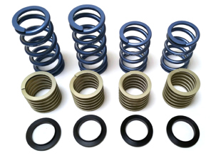 Coil spring upgrade kit. Porsche 981/718 Cayman GT4