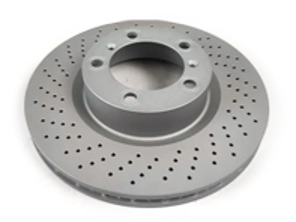 Brake disc rotor, Front. Standard Coat Z. Porsche 997.2 / 991 / 981/982 Boxster / 981C/982C Cayman (OE Part No 99735140101 / 99735140201) - 99735140100, 99735140101, 99735140200, 99735140201 - 460.1529.20, 460.1530.20
