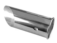 Exhaust tail pipe, Chrome. Porsche 911 / 912 / 914 - 90111124501, 1620705500, 1620607600, 92.210