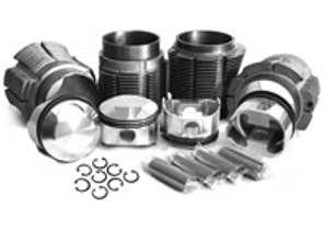 Big bore cylinder and JE forged pistons kit 86mm. Porsche  356A / 356B - 008 11 86A JE, 0081186AJE