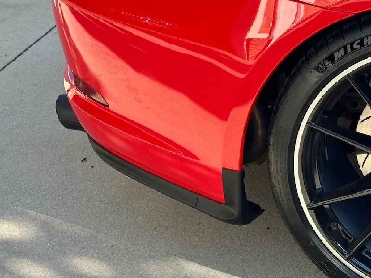 Rear Bumper Splitter. Porsche 991.1 Carrera 4 / Carrera 4S Wide Body