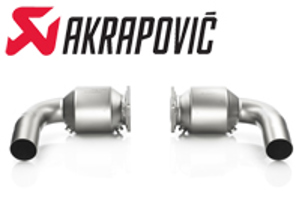 Akrapovic Titanium Cat Pipes 200 Cell for Porsche 997 Turbo 2010>>