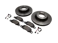 FRONT Brake Pads and Brake Disc Package Porsche 997 3.6L C2 - 99735140101, 99735140201, 99735193806, 99761276902