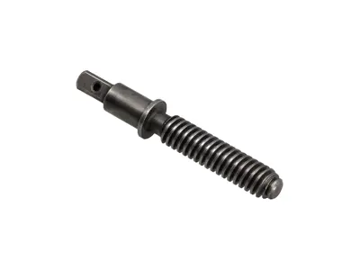 Heater cable adjuster shaft with slider nut. Porsche 356 - 69542471500, 69542471700