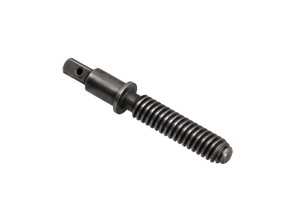 Heater cable adjuster shaft with slider nut. Porsche 356 - 69542471500, 69542471700