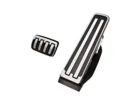 Pedal Cap Sport Retrofit Kit, Aluminum Black. Porsche Panamera 2010>> - 971044701