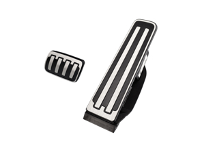 Pedal Cap Sport Retrofit Kit, Aluminum Black. Porsche Panamera 2010>> - 971044701
