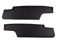 Sun visor set, Black. Porsche 914 1970-76 - 91473104312, 91473104412