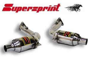 Exhaust Catalytic Converter Pipes. Porsche Boxster 986 2.7L / 3.2L Supersprint - 241502