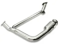 Sports exhaust reduced cell catalytic converter Porsche 718 Boxster and Cayman