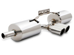 Exhaust Muffler / Silencer with Chrome Tips for Porsche Boxster 986 - 3606008603, 99611112107, 99611114105, 99611114111, 99611114202, 99611114211, 99611115101, 99611115202