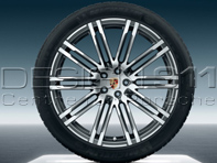 21' Macan 911 Turbo Design Alloy Wheels & Summer Tyres Original Porsche - 95B04460220