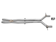 Exhaust Resonator Bypass X-Pipe. Porsche 970 S - 97011191305, 97011191304, 97011191303, 97011191302
