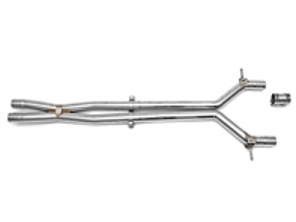 Exhaust Resonator Bypass X-Pipe. Porsche 970 S - 97011191305, 97011191304, 97011191303, 97011191302