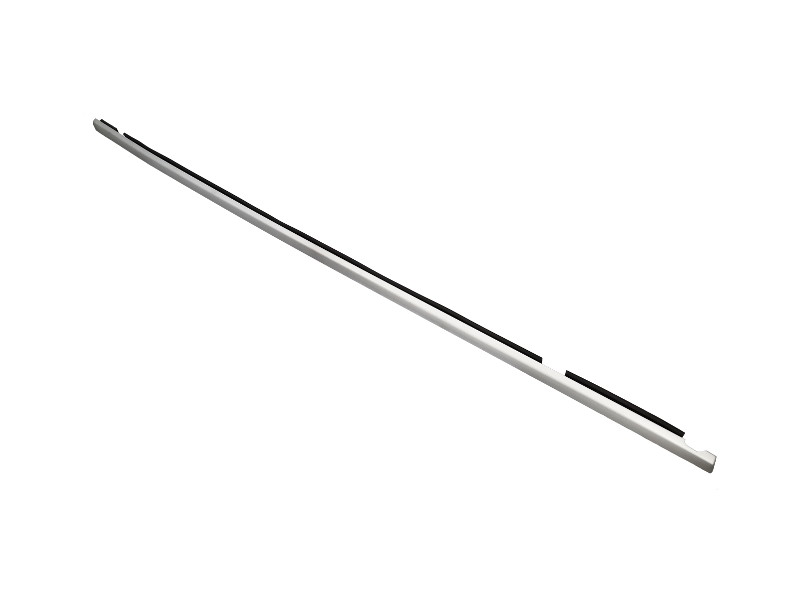 Front Side Window Cover Lower Outer, Satin Aluminum. Porsche 9PA