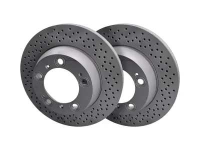 EBC Standard Brake Discs Drilled Rear. Porsche Boxster / Cayman  D1441 - 98635240301, 98735240300, 98735240301 - D1441