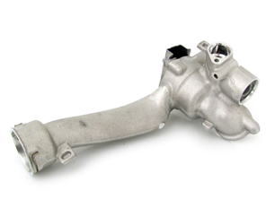 Water guide housing with thermostat. Porsche 991 - 9A110601204, 9A110601203, 9A110601202, 9A110601201, 0PB121115