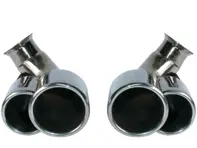 Tail pipe set, turbo look. Porsche 996 3.4ltr - 99611125261, 99611125161, 99611125254, 99611125154, 99611125255, 99611125155, 1620703410 - 1620703410
