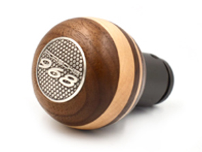 Walnut and maple wood gearshift knob. Porsche 968 - 94442407502/1, 944424075028YR, 944424075025YW, 94442407502F04, 94442407502M15, 944424075022KR, 944424075021GP, 944424075023PK