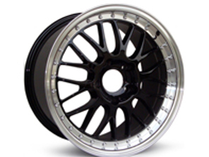 19' Style 500 Split Rim Look BLACK Alloy wheels for Porsche Cars
