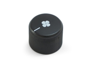 Fan Blower Switch Knob Black. Porsche 911 84-89 - 9116131040270B