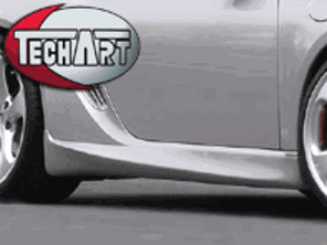 TechArt Side Skirts. Porsche Cayman 987C